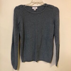 Loft Gray Long sleeve top
